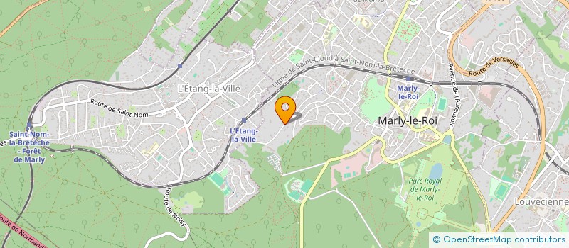 localisation de l'entreprise SCI DE LA MARTELLERIE  MARLY-LE-ROI