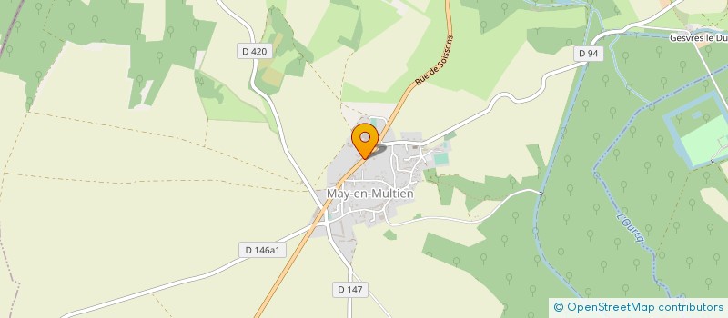 localisation de l'entreprise SCI DE LA MARTINIERE  MAY-EN-MULTIEN