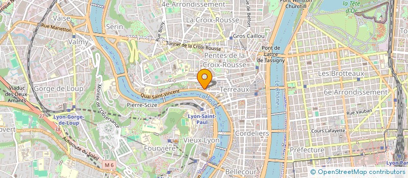 localisation de l'entreprise SCI DE LA MARTINIERE  LYON