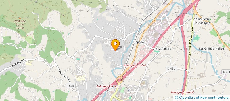 localisation de l'entreprise SCI DE LA MARTISELE à AUBAGNE