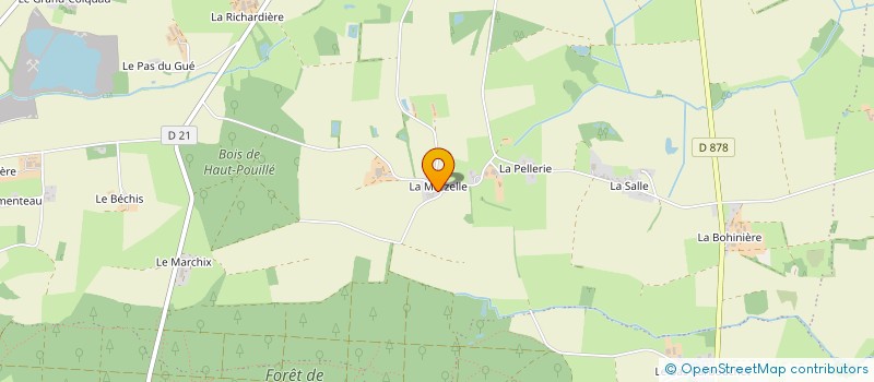 localisation de l'entreprise SCI DE LA MARZELIERE  VALLONS-DE-L'ERDRE