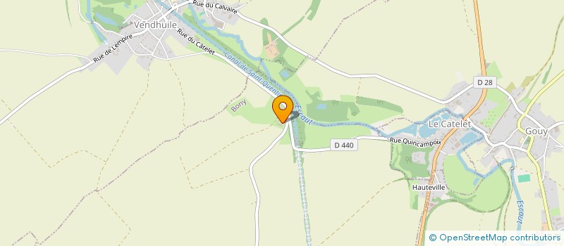 localisation de l'entreprise SCI DE LA MASCOTTE  BONY