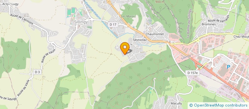 localisation de l'entreprise SCI DE LA MASSONNE  SILLINGY