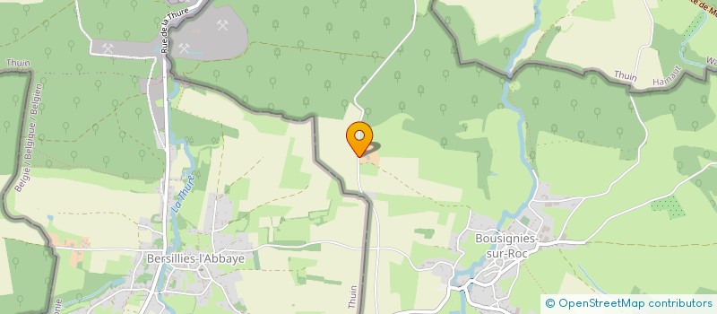 localisation de l'entreprise SCI DE LA MASURE à BOUSIGNIES-SUR-ROC