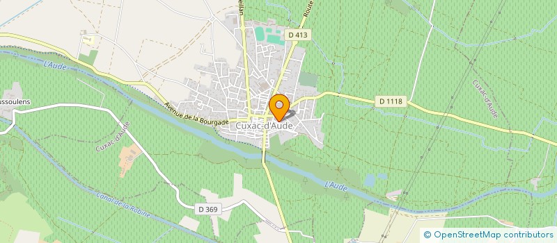 localisation de l'entreprise SCI DE LA MATTE  CUXAC-D'AUDE