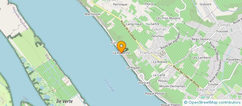 localisation de l'entreprise SCI DE LA MAYANNE  GAURIAC