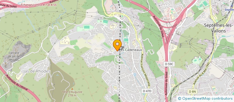 localisation de l'entreprise SCI DE LA MAYANNE à LES PENNES-MIRABEAU