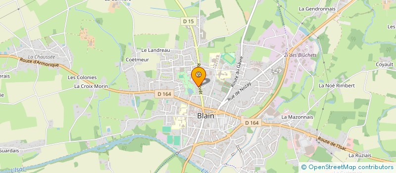 localisation de l'entreprise SCI DE LA MAZONNAIS  BLAIN