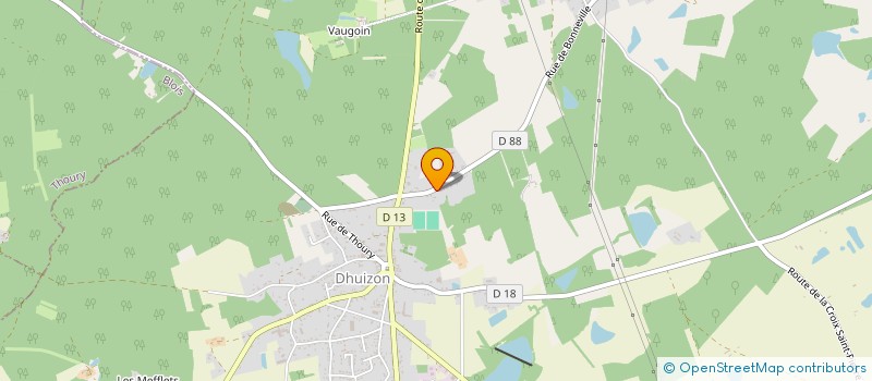 localisation de l'entreprise SCI DE LA MAZONNIERE  DHUIZON