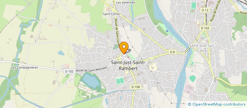localisation de l'entreprise SCI DE LA MEARIE  SAINT-JUST-SAINT-RAMBERT