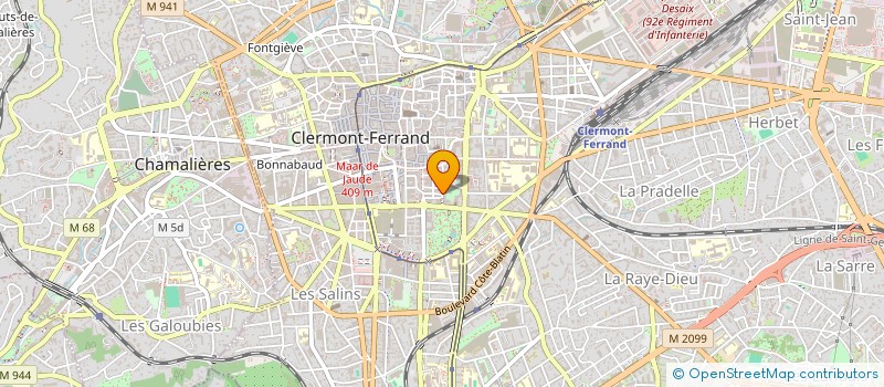 localisation de l'entreprise SCI DE LA MEDITERRANEE  CLERMONT-FERRAND