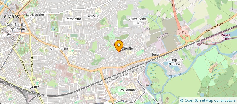localisation de l'entreprise SCI DE LA MEIJE à LE MANS