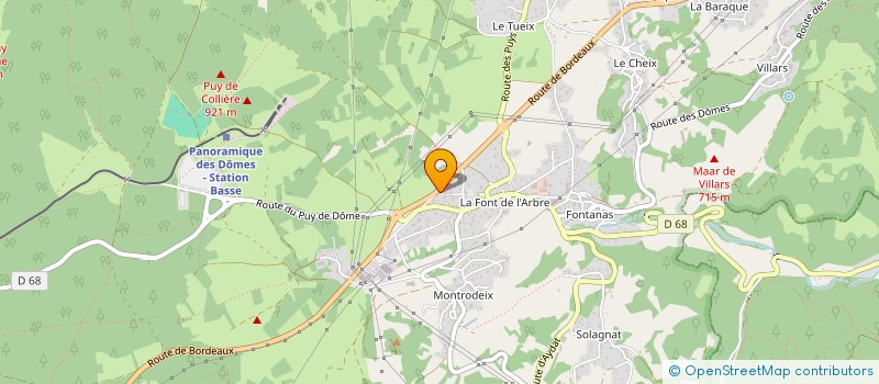 localisation de l'entreprise SCI DE LA MEME  ORCINES