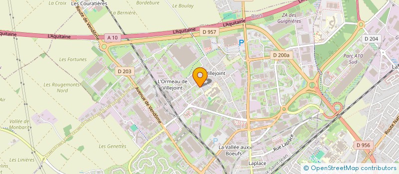 localisation de l'entreprise SCI DE LA MENANTERIE  BLOIS