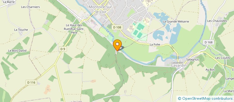 localisation de l'entreprise SCI DE LA MENOUNIERE  LAVARDIN