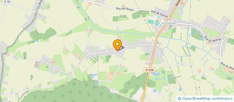 localisation de l'entreprise SCI DE LA MEOTRIE  COUTICHES