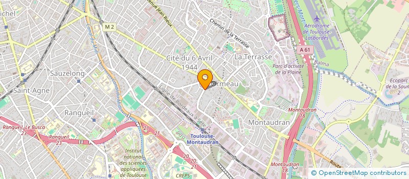 localisation de l'entreprise SCI DE LA MER à TOULOUSE