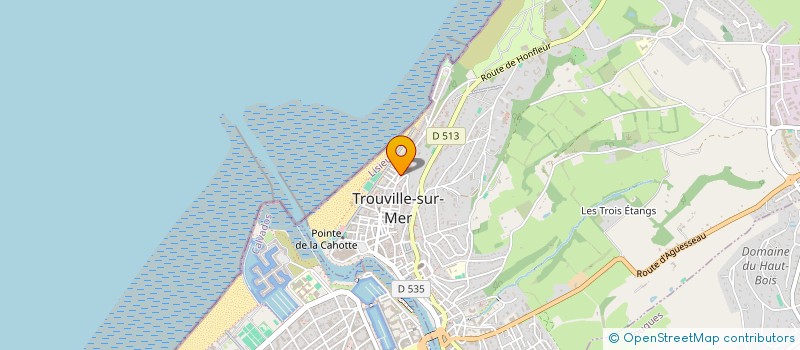localisation de l'entreprise SCI DE LA MER à TROUVILLE-SUR-MER