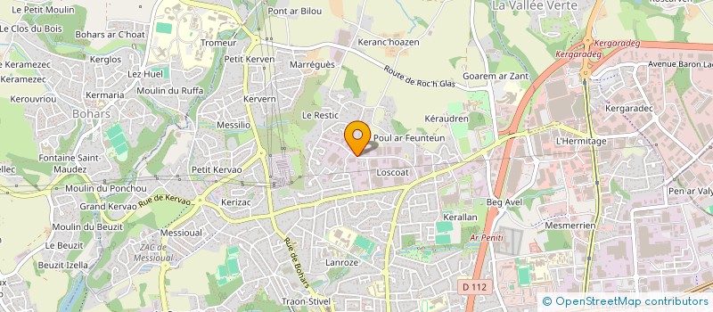 localisation de l'entreprise SCI DE LA MER  BREST