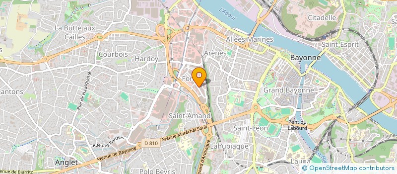 localisation de l'entreprise SCI DE LA MER à BAYONNE