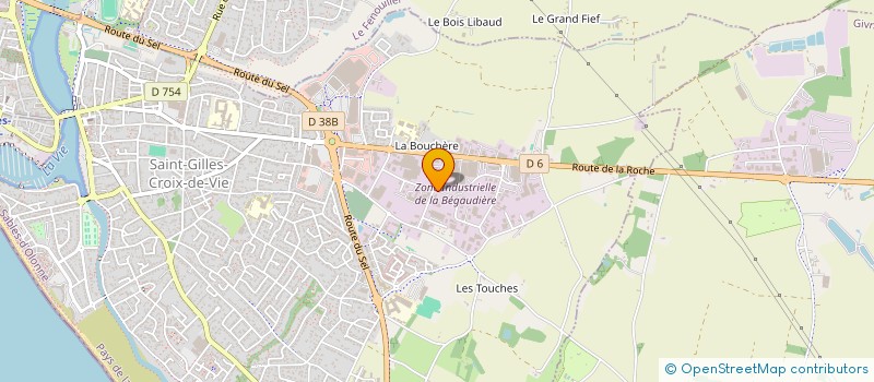 localisation de l'entreprise SCI DE LA MER à SAINT-GILLES-CROIX-DE-VIE