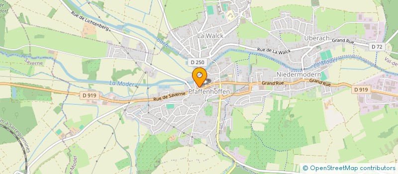 localisation de l'entreprise SCI DE LA MER  VAL-DE-MODER