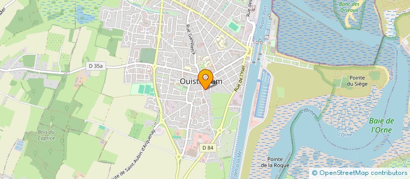 localisation de l'entreprise SCI DE LA MER  OUISTREHAM