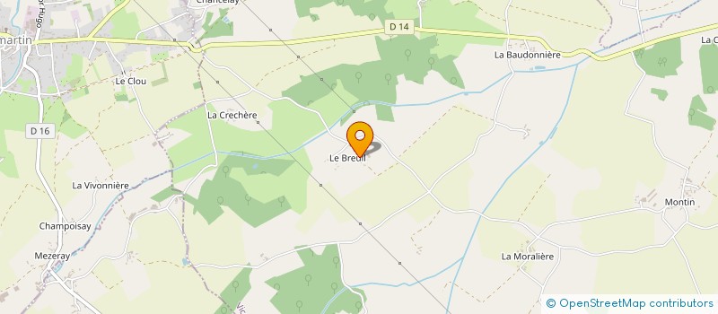 localisation de l'entreprise SCI DE LA MERIOTERIE  SAINT-PIERRE-DE-MAILLE