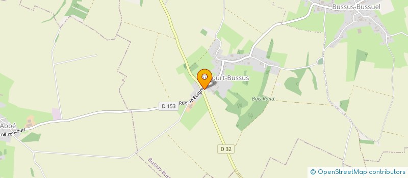 localisation de l'entreprise SCI DE LA MERULE  YAUCOURT-BUSSUS