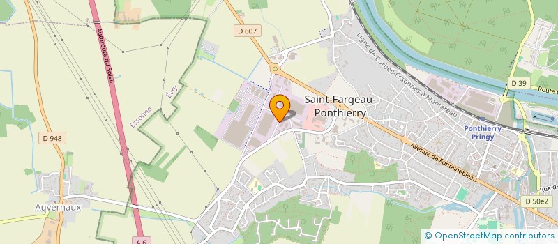 localisation de l'entreprise SCI DE LA MESANGE  SAINT-FARGEAU-PONTHIERRY