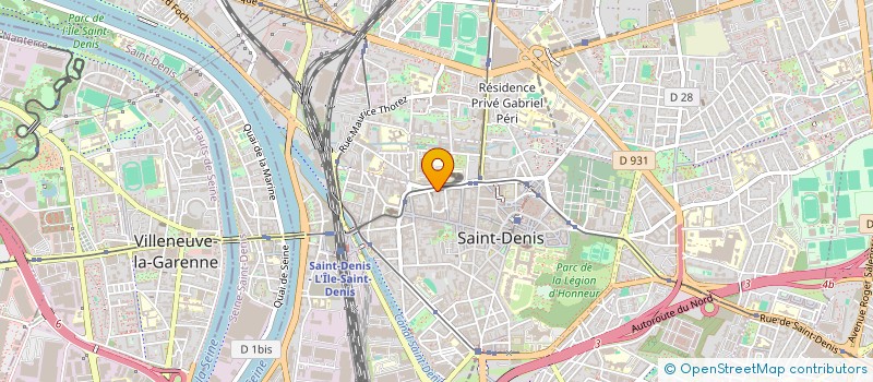 localisation de l'entreprise SCI DE LA MEULE  SAINT-DENIS
