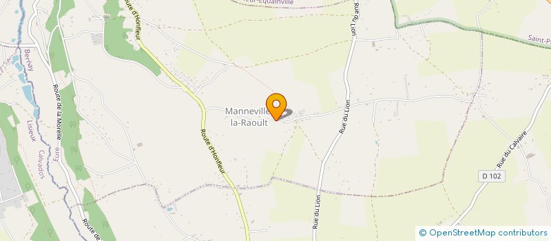 localisation de l'entreprise SCI DE LA MEULIERE  MANNEVILLE-LA-RAOULT