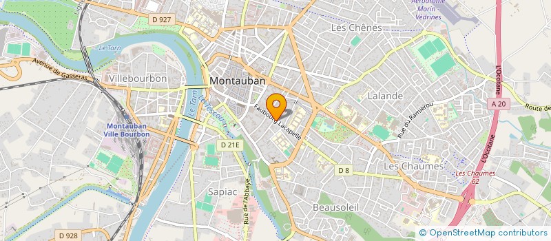 localisation de l'entreprise SCI DE LA MEUNIERE  MONTAUBAN