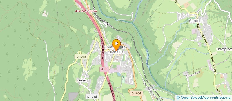 localisation de l'entreprise SCI DE LA MICHAILLE à VALSERHONE