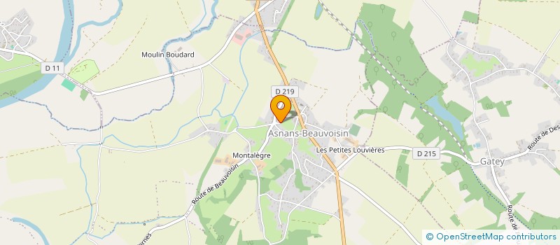 localisation de l'entreprise SCI DE LA MICHELINE  ASNANS-BEAUVOISIN