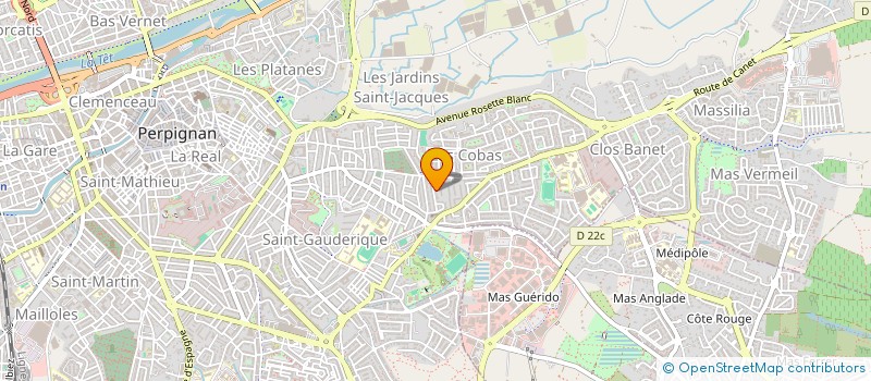 localisation de l'entreprise SCI DE LA MICHODIERE  PERPIGNAN