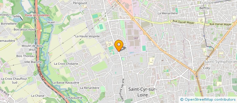 localisation de l'entreprise SCI DE LA MIGNONNERIE à SAINT-CYR-SUR-LOIRE