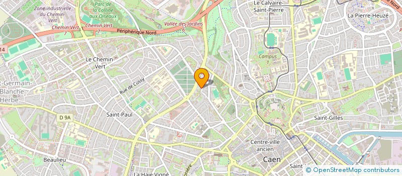 localisation de l'entreprise SCI DE LA MIGNONNETTE à CAEN
