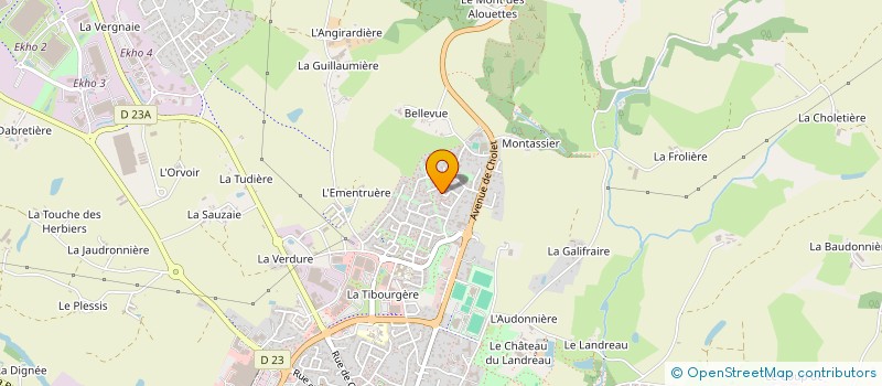 localisation de l'entreprise SCI DE LA MIGNONNIERE à LES HERBIERS