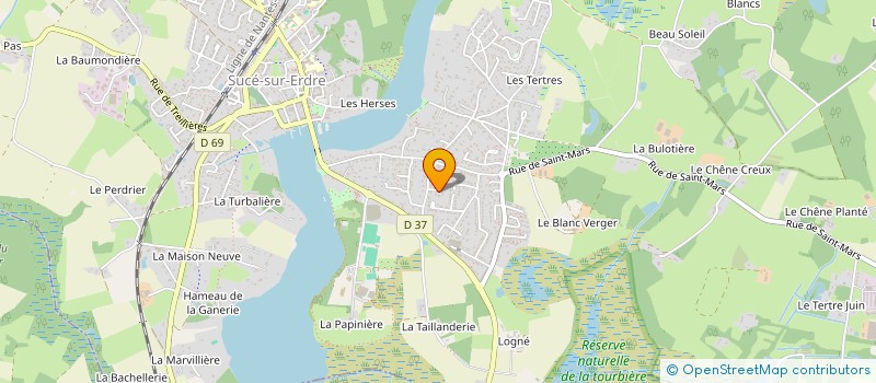 localisation de l'entreprise SCI DE LA MILTIERE  SUCE-SUR-ERDRE