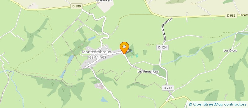 localisation de l'entreprise SCI DE LA MINE  MONTCOMBROUX-LES-MINES