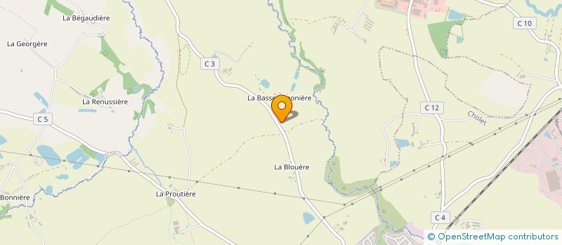 localisation de l'entreprise SCI DE LA MINEE  SAINT-CHRISTOPHE-DU-BOIS