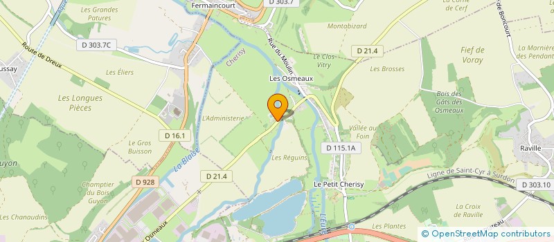 localisation de l'entreprise SCI DE LA MINISTERIE à CHERISY