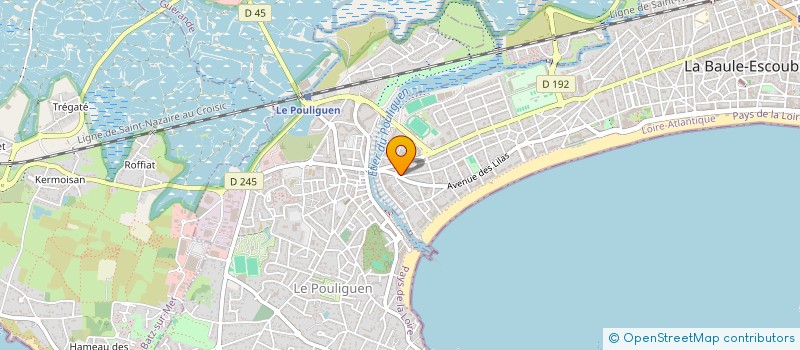 localisation de l'entreprise SCI DE LA MISERICORDE  LA BAULE-ESCOUBLAC