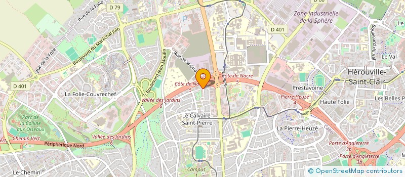 localisation de l'entreprise SCI DE LA MISSION OYER à CAEN