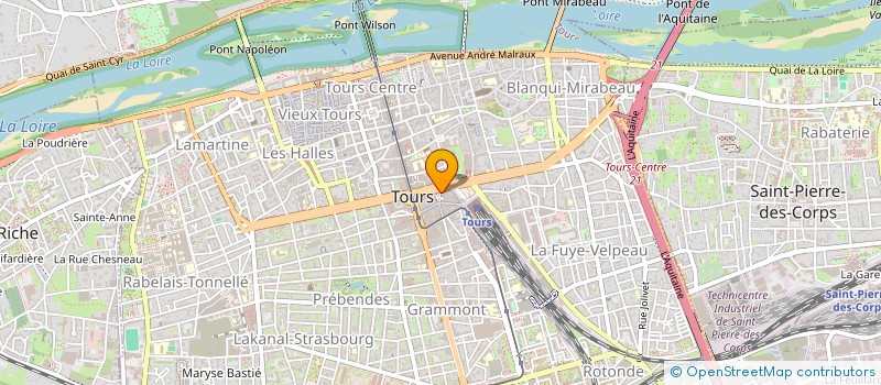 localisation de l'entreprise SCI DE LA MIVOIE  TOURS