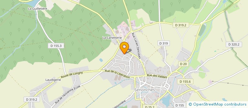 localisation de l'entreprise SCI DE LA MOINERIE à SENONCHES