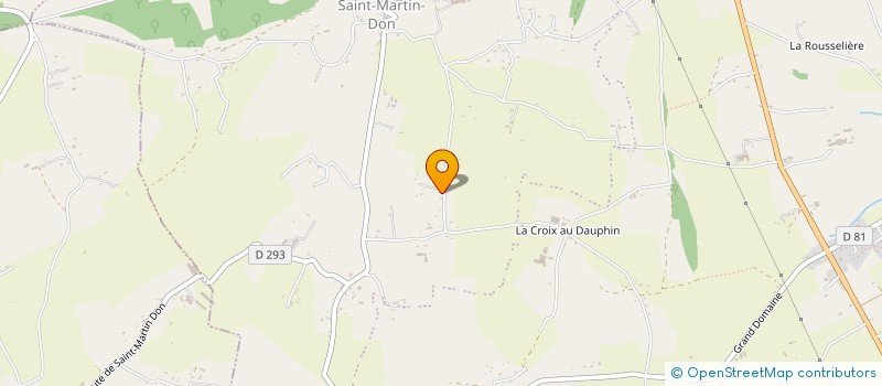 localisation de l'entreprise SCI DE LA MOINERIE  VALDALLIERE