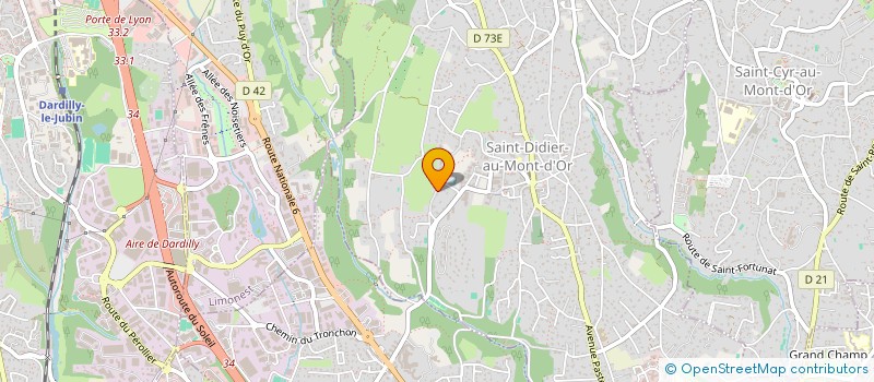 localisation de l'entreprise SCI DE LA MOLIERE  SAINT-DIDIER-AU-MONT-D'OR
