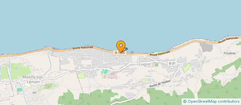 localisation de l'entreprise SCI DE LA MONNAIE  LUGRIN